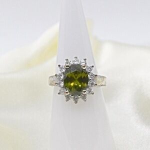 Green Crystal Ring